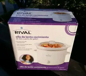 Scr200-w-rival Rival New Open Box 2 Quart Slow Cooker Two Heat Settings