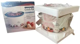 Scr300-km Rival Scr300km The Original Crock Pot Slow Cooker New 2004 3 Quart Fruit Design