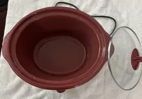 Scv401 Rival Crock-pot 4 Quart Slow Cooker Stoneware Maroon #3