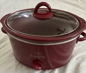 Scv401 Rival Crock-pot 4 Quart Slow Cooker Stoneware Maroon