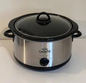 Scv450 Rival Crock-pot Stoneware 4.5 Quart Stainless Steel Slow Cooker Model 33511