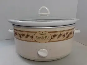 Scv550-wm Rival Vintage Select Crock Pot 5 1/2 Quart Slow Cooker Stoneware 1224 #2