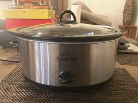 Scv601 Rival Crock Pot 6 Quart Slow Cooker