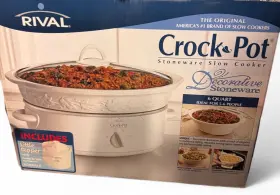 Scve603e Rival Crock Pot Stoneware Slow Cooker