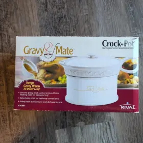 Scvg0000 Rival Crock Pot Gravy Mate Electric Boat/syrup Warmer 2 Cups New