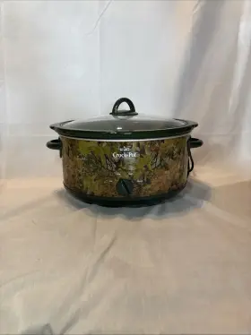 Svc552 Rival Crock Pot Camo 2006 5.5 Quart Slow Cooker Three Settings