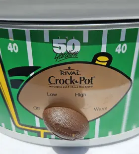 Svcs300 Rival Crockpot/50 Yard Line/college Football Season/slow Cooker/lid/3 Quart #2