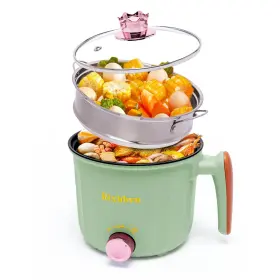 Rixhbvn 717206167245 Hot Pot Electric With Steamer Rapid Noodles Cooker Non-stick Fo