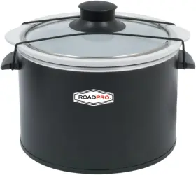 Roadpro 313095372380 Roadpro-rpsl-350 Quart Slow Cooker Auto Travel 12v White 1.5