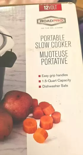 Rpsl-350 Roadpro 12v 12-volt 1.5 Quart Slow Cooker Black Rpsl350 #3 Rpsl-350 Roadpro 12v 12-volt 1.5 Quart Slow Cooker Black Rpsl350 #3