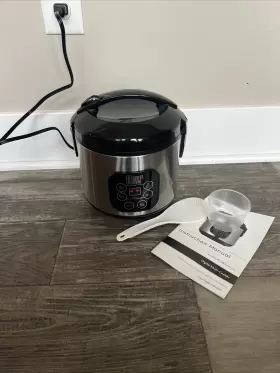 Crka-mc04 Robert Irvine 2 Quart Digital Multi-cooker Silver And Black Slow Cooker