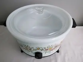 Ro5p04 Robeson Vintage La Cuisine Sim R Ware 5 Quart Slow Cooker #2