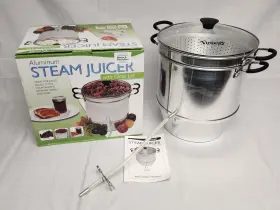Vkp1148 Roots & Branches Victorio 10 Quart Aluminum Steamer / Juicer Complete