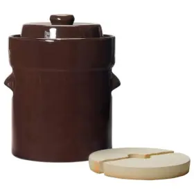 Roots & Harvest 734494015621 Traditional Style Water Seal Crock Set 2 L
