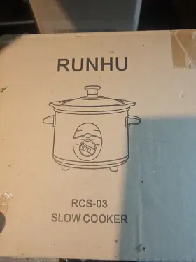 Rcs-03 Runhu 1.5 Quart Slow Cooker Stainless