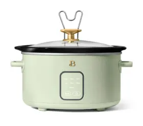 Sage 829486196249 Beautiful 4 Quart Slow Cooker With Touch-activated Display Green