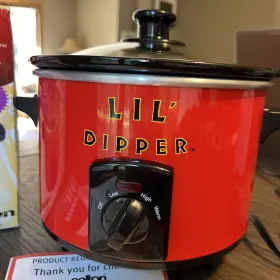 Sc1tb Salton Taco Bell Lilft Dipper Crock Pot 1.5 Quart Slow Cooker With Box And Recipes