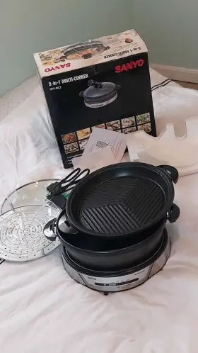 Hps-mc3 Sanyo 3-in-1 Nonstick Electric Multi-cooker #2