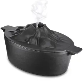 Sckee 786354126909 Upgraded Wood Stove Steamer With Handle Humidifier 3 Quart Black