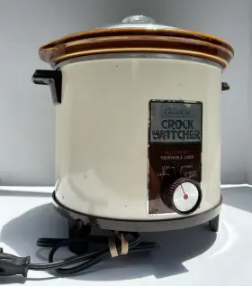 400.643400 Sears Vintage Countercraft Crock Watcher Pot Slow Cooker Tested Great Cond