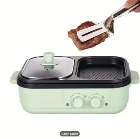 Dgy05 Senderpick Electric Hot Pot With Grill Area Multi-purpose 2-in-1