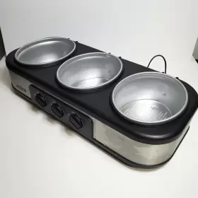Yde-1121 Sensio Bella Replacement Triple Slow Cooker Crock Pot Base Only - Works #2 Yde-1121 Sensio Bella Replacement Triple Slow Cooker Crock Pot Base Only - Works #2