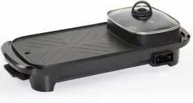 Serenita 860012794935 Electric 2 In 1 Grill With Shabu Hot Pot. Multifunctional Indoor Teppan