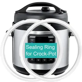 8qt01 Siireemuu 2-pack Original Sealing Ring For Crock Pot 8 Quart 8qt Transparent Clear