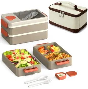 Sitlais 635393216464 Adult Lunch Box Bento And Containers For Large Khaki