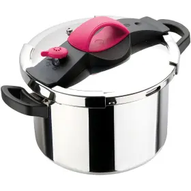 711167 Sitram 18/10 Stainless Steel Sitrapro Pressure Cooker 10.57 Qt Raspberry Bakelite