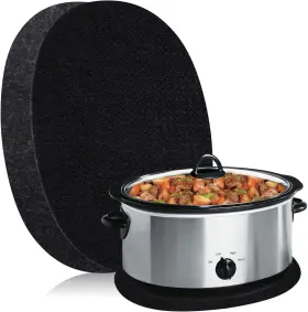 Siudangaka 445051116141 Siudangka Heat Resistant Mat For Crockpot Slow Cooker With Appliance Slider Fun