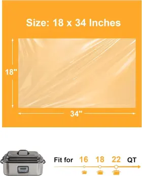 Kd753 Smartake Electric Roaster Liners 10 Count Disposable 10-pack Clear #3