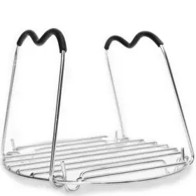 Ssssb001 Smisme Trivet For Instant Pot With Heat Resistant Silicon Handles - Ip Silver