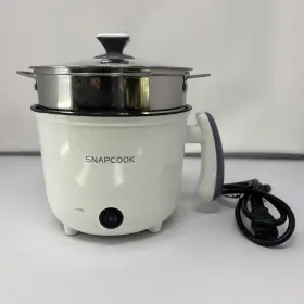 Rbs-18 Snapcook Hot Pot Electric 1.5l Non-stick Saut Rice Noodle With Steam Basket