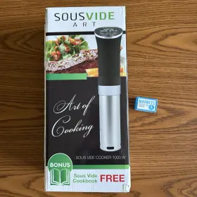 7539906452 Sousvide Art Sous Vide Cooker Kit - 1000w Immersion Circulator 15 Vacuum Bags
