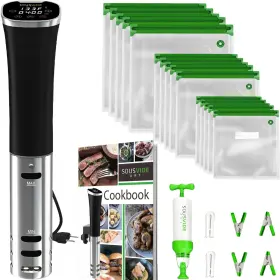De-mgarlic-24h-1232 Sousvide Art Sous Vide Immersion Cooker Machine Kit 30 Bags 800w