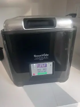 Sousvide Supreme 854838002206 Sous Vide Demi Water Oven Slow Cooker 9 Liter /2.37 Gallons Black