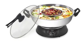 Ss-303 Spt Ss303 Electric Shabu Pot 2way Ss-303 Spt Ss303 Electric Shabu Pot 2way
