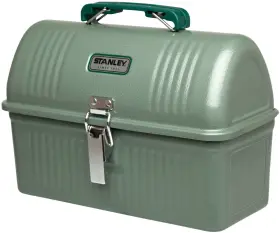10-01861-001 Stanley Classic Lunch Box 5.5 Quart Vintage Metal 5.5-quart Hammer Tone Green