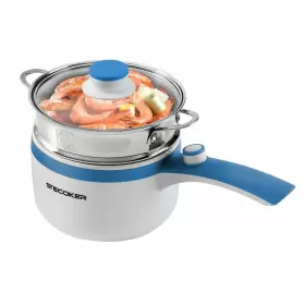 Stecoker 788370366840 1.5l Electric Hot Pot With Steamer Rapid Noodles Cooker Boil Egg Ramen Oatmea