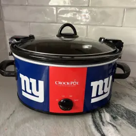 Sccpnfl600-nyg Sunbeam Crock Pot Slow Cooker 6 Quart Team Design Ny Giants Sccpnfl600-nyg Sunbeam Crock Pot Slow Cooker 6 Quart Team Design Ny Giants
