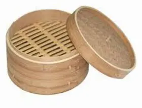 Synchkg087485 Sunrise Kitchen Supply 12 Bamboo Steamer Set #2