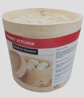Synchkg087485 Sunrise Kitchen Supply 12 Bamboo Steamer Set #3