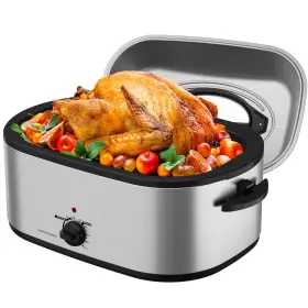 Sunvivi 631661982543 26 Quart Roaster Oven Electric With Glass Lid Turkey O