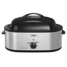 Sunvivi 631661991927 24lb 20-quart Roaster Oven Electric With Self-basting Lid Turk