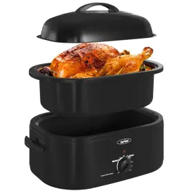 Sunvivi 733669412968 20-quart Roaster Oven With Self-basting Lid Turkey Removab