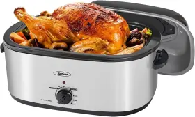 Sunvivi 733669413491 Electric Roaster 20 Quart Roasting Oven With Self-basting Lid Removable Pan T