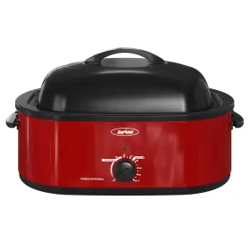 Sunvivi 733669413521 Roaster 18 Quart Roasting Oven With Self-basting Lid Removable Pan Turkey Roa