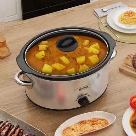 Sunvivi 759647946775 4 Quart Slow Cooker And Mini Food Warmer With 3 Heating Settings Removable Ceramic #2