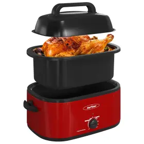 Sunvivi 759647946881 26 Quart Roaster Oven Turkey With Lid Roasters Removable Pan Lar
